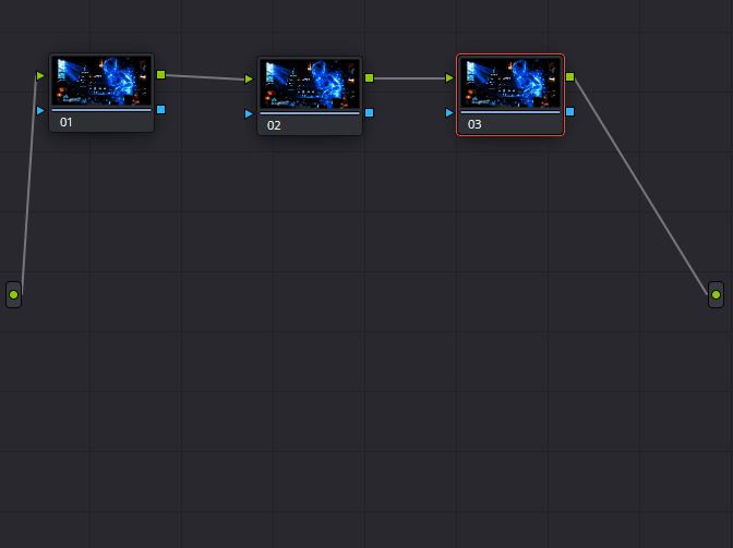 Serial Nodes in DaVinci Resolve