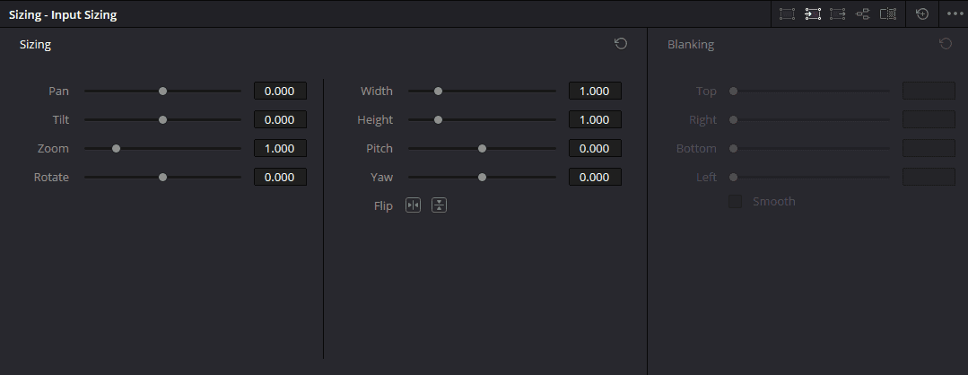 Input Sizing