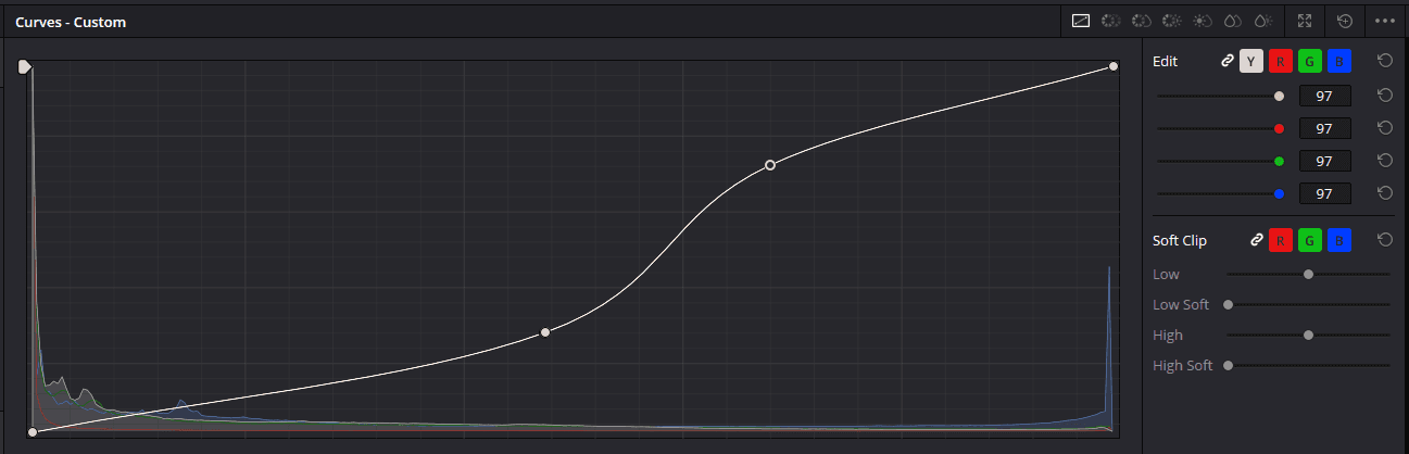 Custom Curves in DaVinci Resolve
