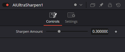 Native Resolve 21 · AIUltraSharpen Inspector