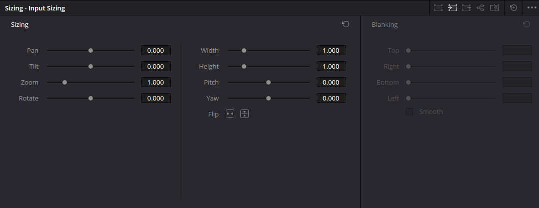 Input Sizing