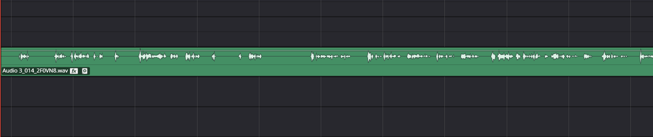 Cached-состояние Audio Effects на клипе