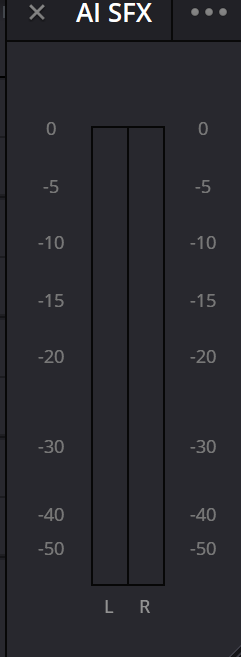 Level Meter — живой интерфейс Resolve 21