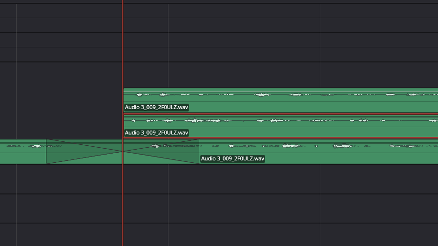 Composite edit с альтернативными layers и crossfade