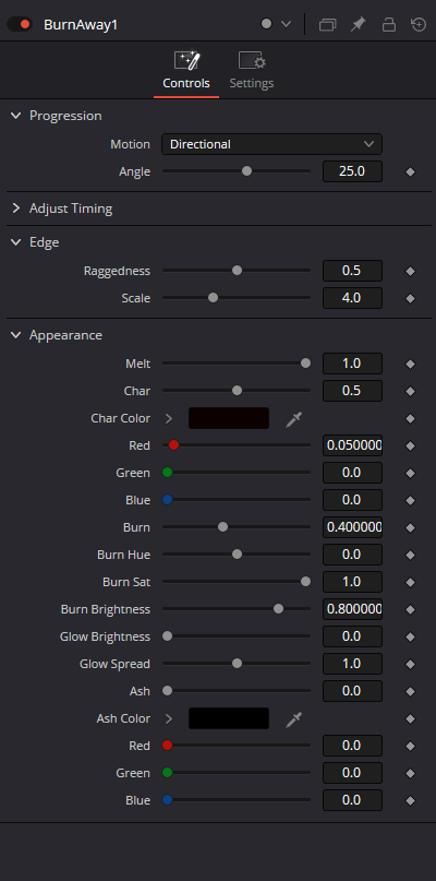Burnaway Controls