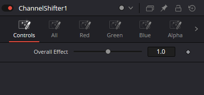 ChannelShifter — основная вкладка Controls