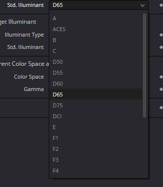 Chromaticadaptation Standard Illuminant