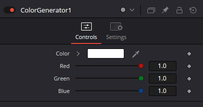 Оригинальный Inspector ColorGenerator: Color, пипетка, Red/Green/Blue и ключи