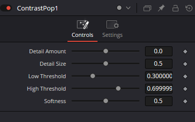 Исходный Inspector ContrastPop — Amount, Size, Threshold и Softness