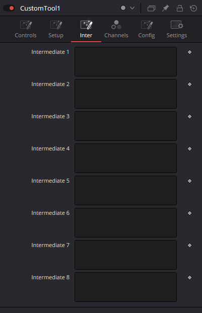 CustomTool — Inter: Intermediate 1–8 visible in current capture; old references document i1–i4 names.