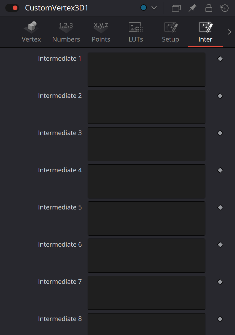 CustomVertex3D Intermediate expressions