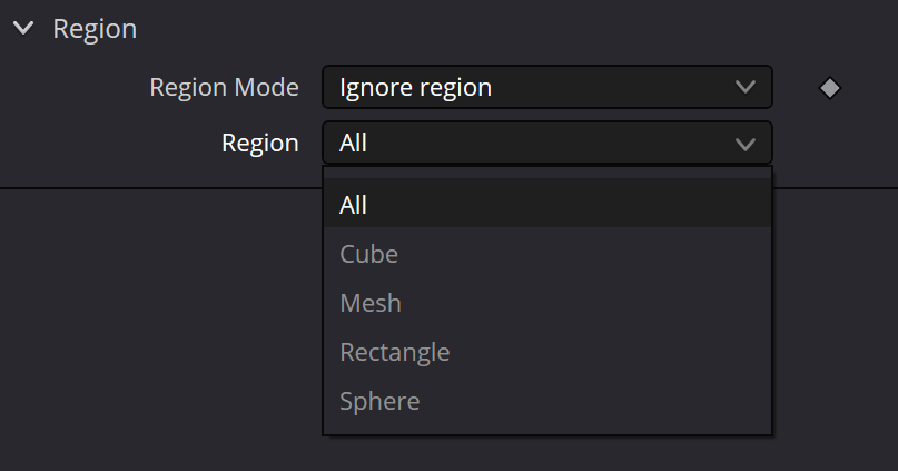 Duplicate3D Region: All выбран, Cube/Mesh/Rectangle/Sphere выглядят неактивными