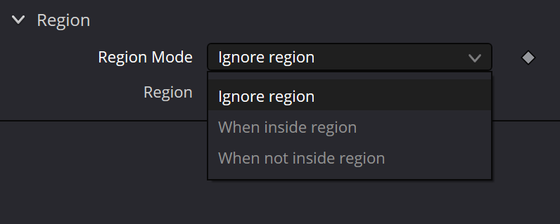 Duplicate3D Region Mode: Ignore region выбран, альтернативы выглядят неактивными
