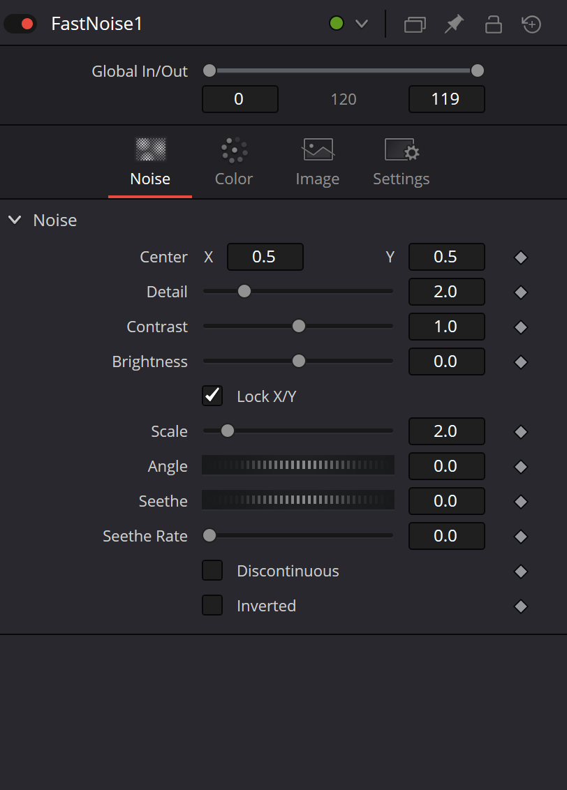 Подлинный Inspector Fast Noise — Noise · Controls (original filename: fastnoise-color-two-color.png)