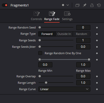 Оригинальный Fragments Range Fade: Type, Seeds, Min/Max, Overlap, Length