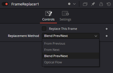 Оригинальный Inspector FrameReplacer: Replace This Frame и четыре варианта Replacement Method