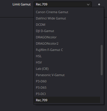 Оригинальный Inspector GamutLimiter: limit-gamut
