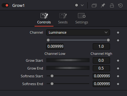 Grow · Controls