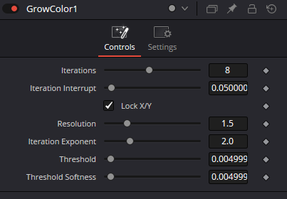 GrowColor · Controls