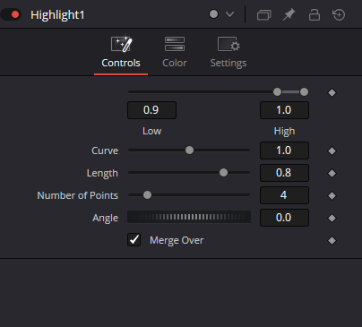 Highlight · Controls