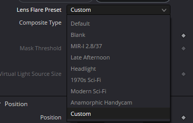 LensFlare Lens Flare Preset