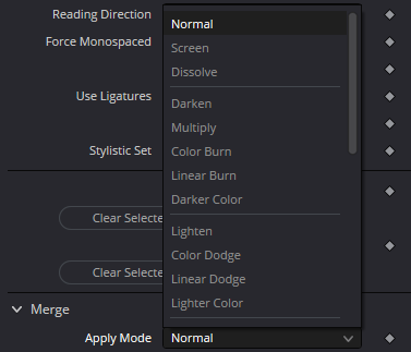 MultiText · Apply Mode · Visible menu portion
