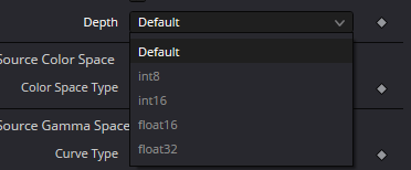 MultiText · Depth · Default, integer and floating-point