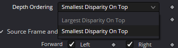 NewEye — Left Depth Ordering choices