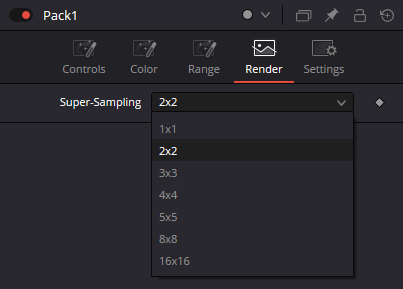Pack — Render: Super-Sampling 1x1, 2x2, 3x3, 4x4, 5x5, 8x8 и 16x16