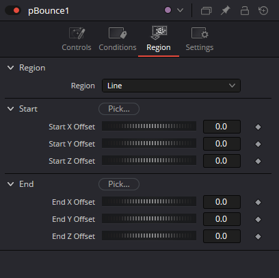 pBounce — Region: Line, Start and End offsets