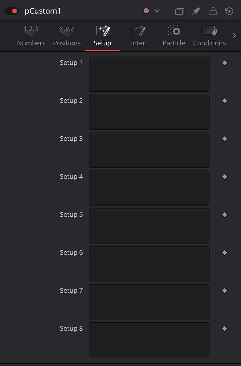 pCustom — Setup expression fields