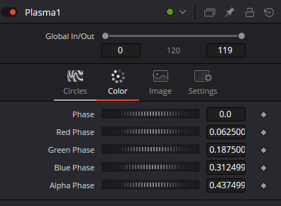 Plasma — Color: общий Phase и отдельные R/G/B/A Phases