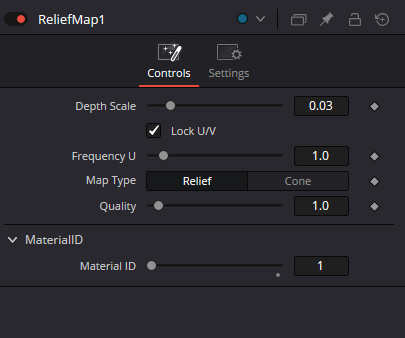 ReliefMap · controls