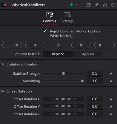 SphericalStabilizer Controls