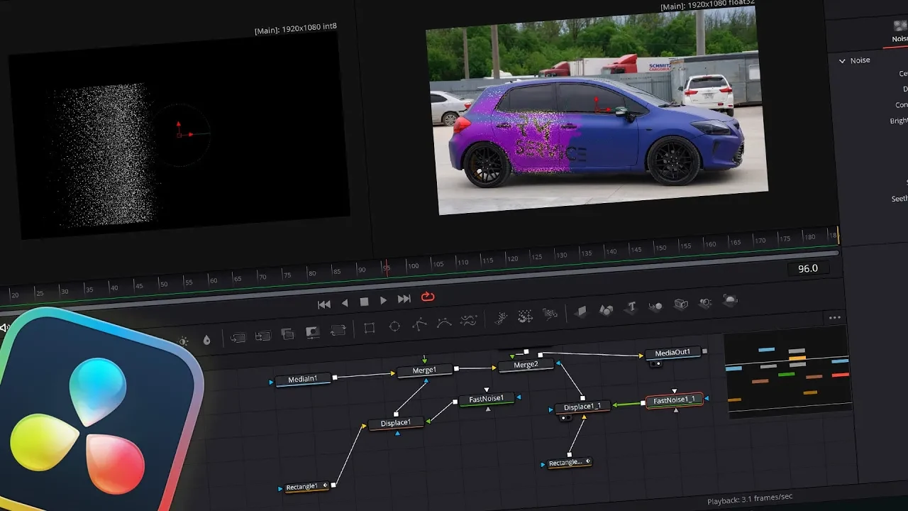 Анимированная покраска объекта в DaVinci Resolve | Собираем workflow во Fusion