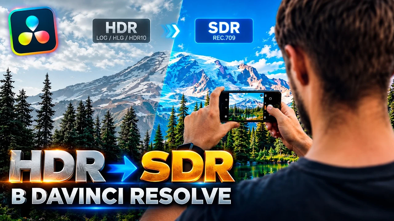 Как проявить HDR в DaVinci Resolve? | Работаем с HDR контентом в DaVinci